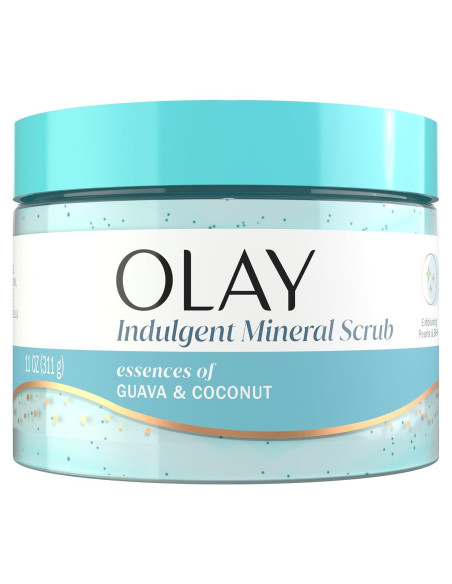 Exfoliante Mineral Olay 311 g - Coco y Guayaba, BHA, Vitamina B3
