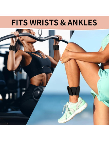 Pesas de Tobillo y Muñeca FENIXFIT 0.45Kg Ajustables