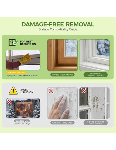 Kit Aislamiento Puertas y Ventanas FLYZZZ 84x120 cm Invierno