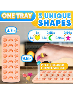 Bandeja de Hielo Silicona ALPENKOK con Tapa 24 Cavidades 2