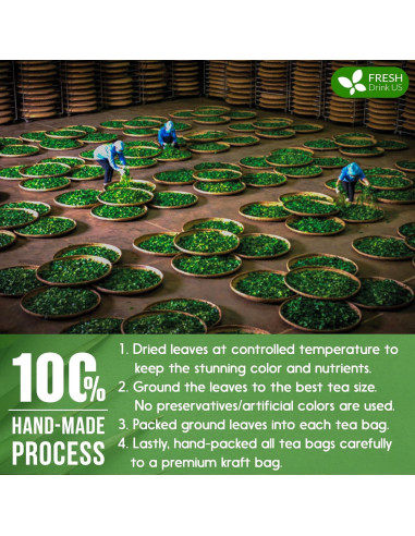 Té de Hojas de Laurel FreshDrinkUS 105 Bolsitas 100% Natural