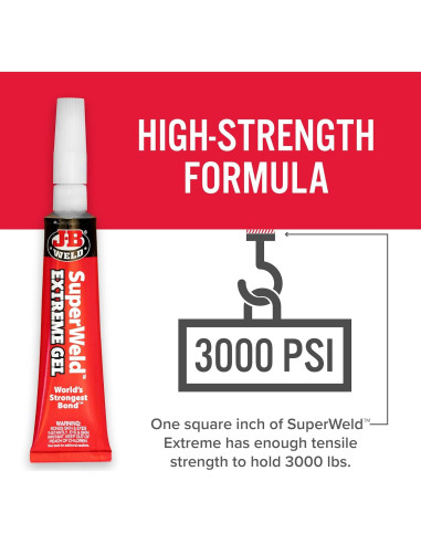 Pegamento J-B Weld SuperWeld Extreme 15g - Gel Rápido y Fuerte