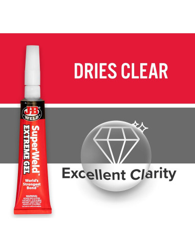 Pegamento J-B Weld SuperWeld Extreme 15g - Gel Rápido y Fuerte