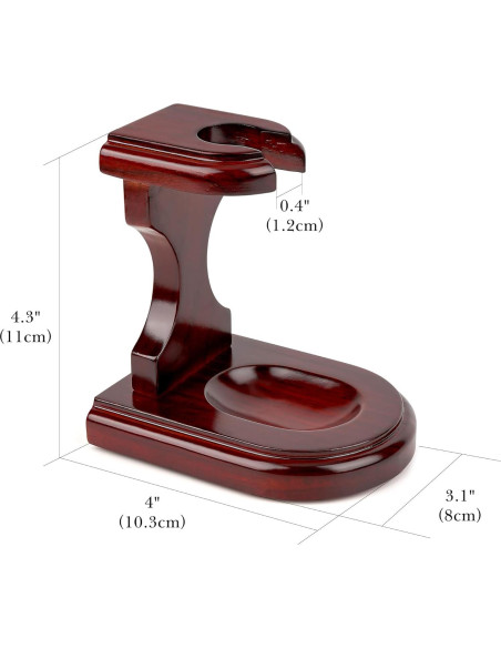 Soporte de Madera para Pipas de Tabaco Linkidea - Organizador Portátil
