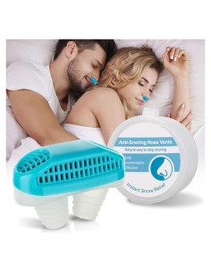 Dispositivo Antisnoring FOJOC Azul Mediano - Clip Nasal Suave