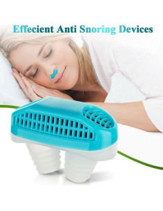 Dispositivo Antisnoring FOJOC Azul Mediano - Clip Nasal Suave 2