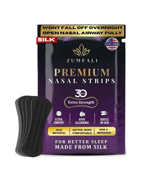 Tiras Nasales Hipoalergénicas Zumfali - Alivio Ronquidos 50% Más Anchas
