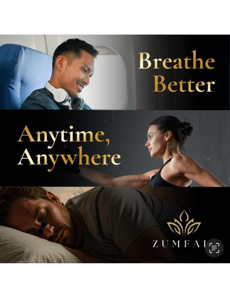 Tiras Nasales Hipoalergénicas Zumfali - Alivio Ronquidos 50% Más Anchas