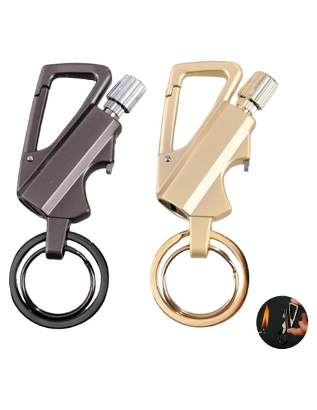 Encendedor de fósforo permanente Infinity con llavero y abridor