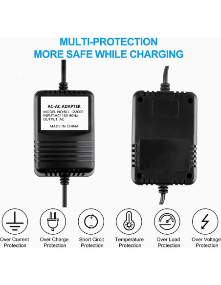 Adaptador AC/AC Guy-Tech 6V para Taladro Black Decker PD600