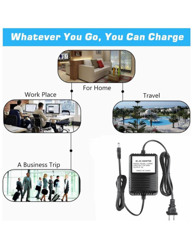 Adaptador AC/AC Guy-Tech 6V para Taladro Black Decker PD600