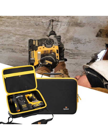 Funda Dura Portátil Aproca para Taladro Rotativo DEWALT 20V MAX