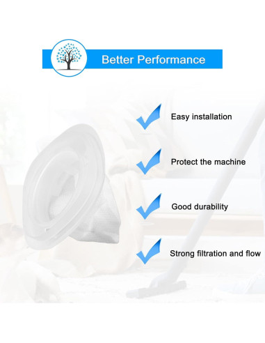 Filtros HNVCF10 Rstartree para Aspiradora Black and Decker - Paquete de 8