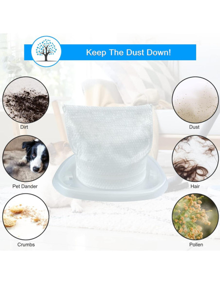 Filtros HNVCF10 Rstartree para Aspiradora Black and Decker - Paquete de 8