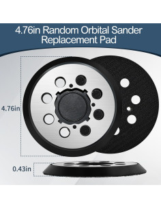Almohadilla de Lijado 5" Quadafy para Lijadora Dewalt 2