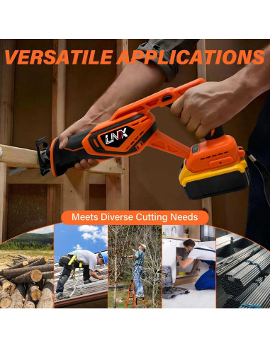 Sierra Recíproca Inalámbrica DEWALT 20V MAX, 4 Cuchillas