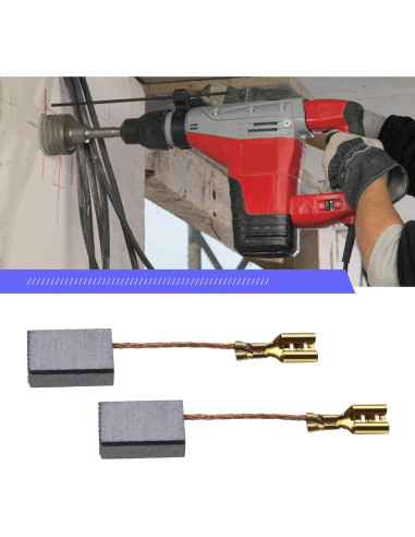 Cepillos de Carbono 15x10x5mm Crear Idea para Taladro y Amoladora