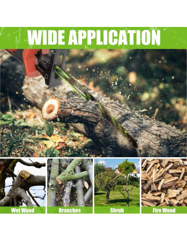 Juego de 6 hojas de sierra recíproca EZUVITA 24.13 cm para poda