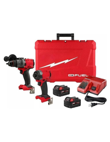 Kit Combo 2 Herramientas Milwaukee M18 FUEL 18V Martillo y Destornillador