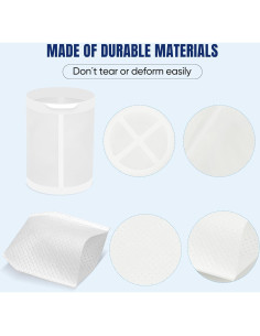 8 Filtros de Tela para Aspiradoras Inalámbricas Makita HOMNATURE 2