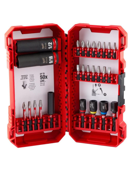 Juego de Puntas de Atornillar Milwaukee 26 Piezas 48-32-4408