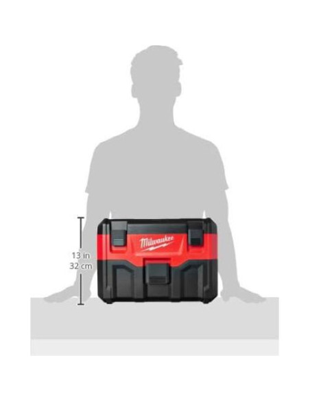 Aspiradora Inalámbrica Milwaukee 0880-20 2 Galones 7.57L