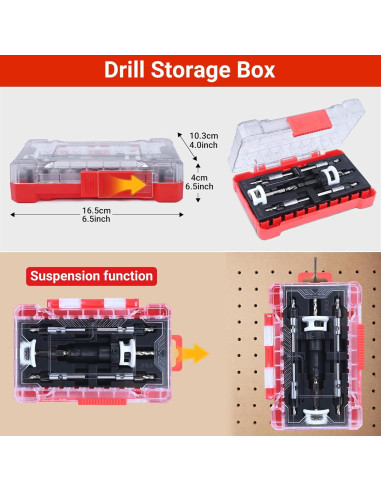 Juego de Brocas Avellanadoras Preciva HSS con Tope de Profundidad