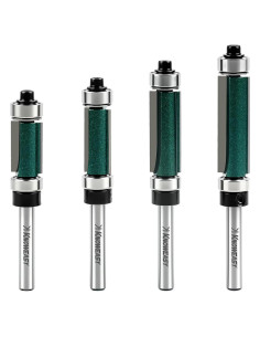Conjunto de 4 Brocas de Fresado Knoweasy 12.7mm con Rodamiento