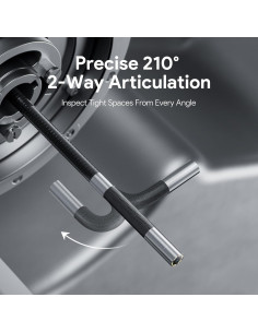 Cámara Borescopio Articulada DEPSTECH DS660 con Luz 1.52m 2