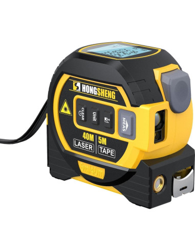 Cinta Métrica Láser Digital 5m y Marcador Cruzado 60m DIGCREAT