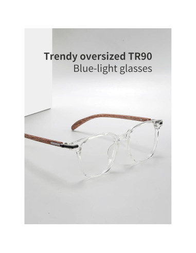 Gafas de Luz Azul PRIVOZA para Mujer - Lentes Claras UV400