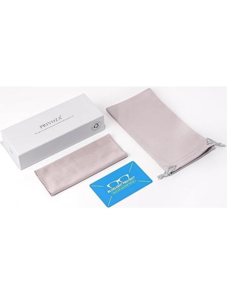 Gafas de Luz Azul PRIVOZA para Mujer - Lentes Claras UV400