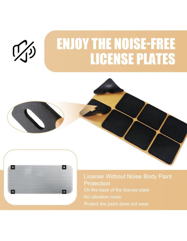 Kit de Tornillos Antirrobo para Placas de Matrícula Tesnaao 43 PCS