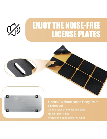 Kit de Tornillos Antirrobo para Placas de Matrícula Tesnaao 43 PCS