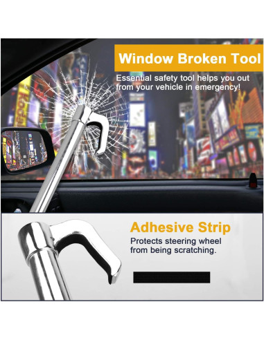 Candado Antirrobo Tevlaphee para Volante y Pedales 85.1 cm