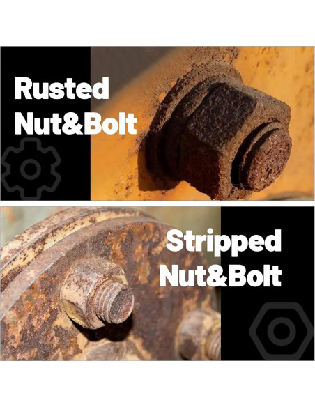 Juego de Extractores de Tornillos UYECOVE 5 Piezas 12.7 mm