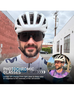 Gafas de Ciclismo KAPVOE K360 Fotoquímicas UV400 Unisex 2
