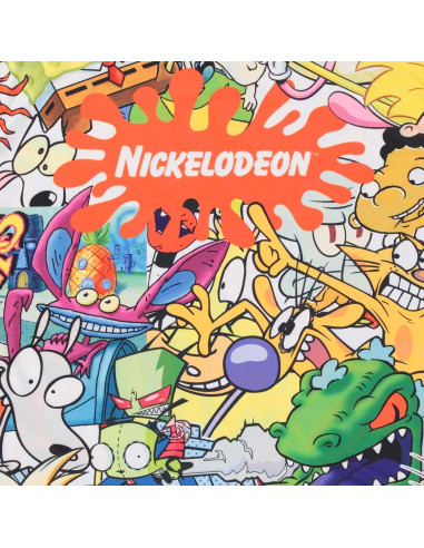 Camiseta Nickelodeon para hombres - Rugrats, Hey Arnold, Tie Dye