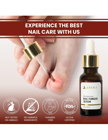 Suero Reparador de Uñas Abera - Cuidado Intensivo Rojo