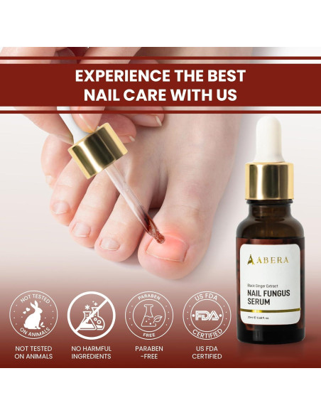 Suero Reparador de Uñas Abera - Cuidado Intensivo Rojo