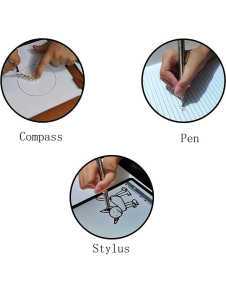 Bolígrafo Antiestrés Magnético Wercow Juguete Creativo Negro