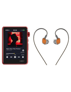 Reproductor de Audio HiBy R3 III 2025 + IEM Yacht10 Rojo