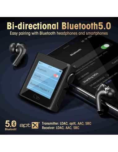 Reproductor MP3 Hi-Fi Shanling M0S 32GB Bluetooth 5.0