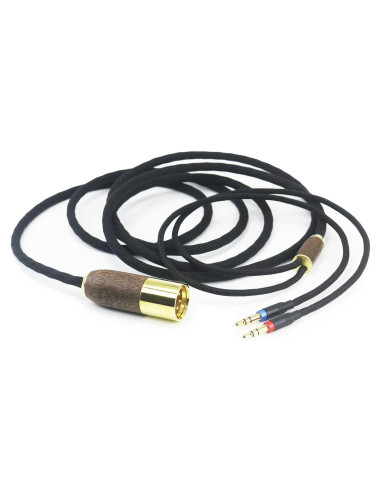 Cable Balanceado XLR 4 Pines NewFantasia 3m Cobre Baño Plata