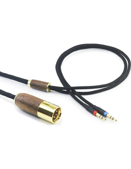 Cable Balanceado XLR 4 Pines NewFantasia 3m Cobre Baño Plata