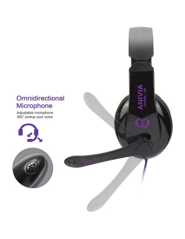 Auriculares Gaming Anivia AH68 con Micrófono 3.5mm