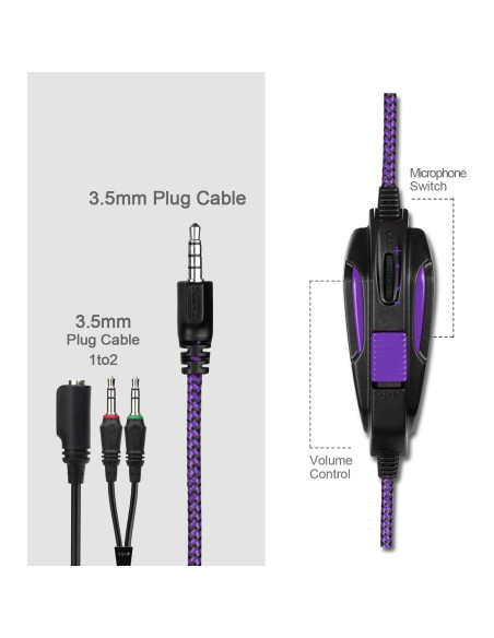 Auriculares Gaming Anivia AH68 con Micrófono 3.5mm