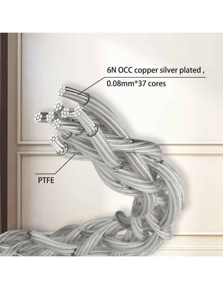 Adaptador de Audio 4 Pin XLR Macho a 4.4mm Hembra XIUSHAOT