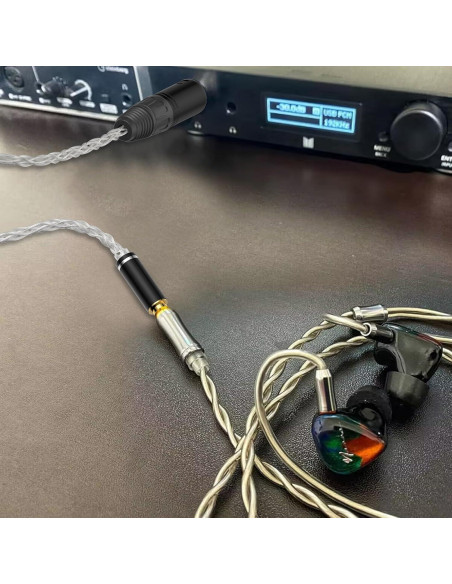 Adaptador de Audio 4 Pin XLR Macho a 4.4mm Hembra XIUSHAOT