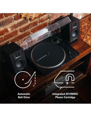 Tocadiscos Automático Audio-Technica AT-LP70X-BZ 2.9kg